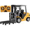 Generico Carrello Elevatore Telecomandato - Giocattolo Muletto RC - Veicolo da Cantiere con Pallet | Simulazione di Sollevamento Realistica | Veicolo Telecomandato con Suoni, Gioco Educativo Motricità