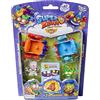 SUPERTHINGS RIVALS OF KABOOM SuperZings Serie 5, Aerowagon Blister Pack (PSZ5B416IN00) con 4 Figure (1 Argento) e 2 Aerowagon
