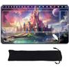 ZWHDSLC Lorcana - Tappetino da gioco compatibile con TCG, 61 x 35 cm, in gomma antiscivolo con zone e custodia per il trasporto (DIS45)