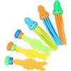 Gatuida Giocattoli per Piscina per Bambini 4-12 Anni, Set da 6 Pezzi Galleggianti Subacquei a Forma di Medusa e Alghe Colorate, Stimolazione Tattile e Giochi di Immersione Estivi