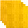 Q-Bricks Confezione da 4pz. Base 20X20 borchie Giallo 513