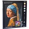 Diamantiny Level Up - QUADRO - Creative Art, Kit crea il Mosaico con i Numeri, Ragazza con Orecchino di Perla
