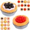 SUPVOX 20 Pezzi Riproduzione di Uovo Artificiale in Resina Realistica per Decorazione Casa o Vetrina Pasticceria Simulata per Esposizione