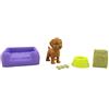 Mattel Replacement Parts for Barbie Dollhouse Series ~ Barbie Dreamhouse - FHY73 ~ Replacement Dog, Bowl, Bone, Food Bag and Bed