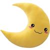 TOPLITHE Giocattolo Di Peluche Lunare, Cuscino Abbracciabile Imbottito A Forma Di Luna Di Cartone Animato Soffice Peluche for Ragazzi Ragazze Regalo Pisolino Decorazioni for La Casa(Color:Yellow,Size:30CM/11.8