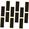 BESPORTBLE 12 Nastri Grip in Schiuma per Mini Skateboard da Dito Nero, Accessorio Tagliabile per Fingerboard, per Esperienza di Gioco e Mani Protette