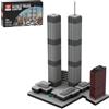SHOYDID World Trade Center, set di blocchi da costruzione, scala 1/2000, World Trade Center (1973-2001), micro parti da costruire per adulti (982 pezzi)