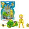 Giochi Preziosi Petronix Defender - Jia e Paul-E, Missione con Motocicletta e Zaino Removibile Giocattolo, Personaggio Action Figure 7 cm, Supereroe Trasformabile per Bambini dai 3 anni
