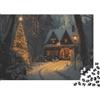 NQHXLRUDC Natale Puzzle 1000 Pezzi Mostra Fairy Tale Difficoltà Materiali Rispettosi Dell'ambiente Bambini 1000pcs (75x50cm)