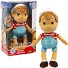 Giochi Preziosi Pinocchio - Peluche Musicale Di 36 Cm Con Cappello, Basta Premere Sulla Pancia Che Si Sente La Sigla Della Serie Tv, Per Bambini A Partire Dai 3 Anni, PNH10000