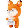 Generico Animale All'uncinetto Positivo - Regalo Compleanno Donne | Bambola Crochet Supporto Emotivo | Giocattolo Antistress | Amante Amici Decorazione Morbida | Pupazzo Maglia Stress