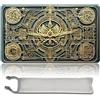 MPLR BOARD GAME MTG - Tappetino da gioco + borsa impermeabile gratuita, bordi cuciti, superficie in gomma liscia, MTG PlayMat con zone (An Original MTG Playmat) (con zona)