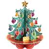 SANTORO Calendario Dell'Avvento Di Natale Santoro - Calendario Natalizio Pop-Up 3D Per Conto Alla Rovescia Di Natale, Albero Di Natale, 25 Pezzi Diversi Per Ogni Giorno, Regalo Per Bambini E Adulti