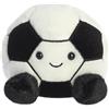 Aurora World Aurora 33869 Palm Pals Striker - Peluche a forma di pallone da calcio, 13 cm, colore: Nero/Bianco e Nero