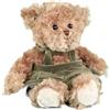 Bukowski Orsacchiotto Jérome, 25 cm, marrone/verde, con salopette, orsacchiotto di peluche