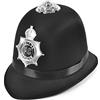 Bristol Novelty BH660 - Cappello da Poliziotto in Raso, Unisex, Taglia Unica