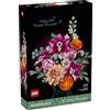BRICKCOMPLETE Collezione Botanica Lego 10342 Grazioso Bouquet Rosa (con 30659 Giardino di Fiori)