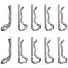 partCore Carrozzeria Clip Clips 18 mm Argento per RC Car 1:10 10 Pz Partcore 310023
