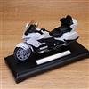 HIZORB Moto pressofusa 1:18 per Honda per Goldwing 2020 Bianco Modello di Moto Diecast Giocattolo in Metallo
