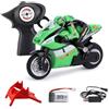 SpedUpX Mini Moto RC per Adulti, 2,4G Telecomando Proportzionale Completo Simulazione Moto Elettrica Drift, Alta Velocità RC Moto Stunt Drift da Corsa Modello Regalo 8012 Verde