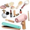 Mikikit Set di Trucco Giocattolo in Legno per Bambini, Kit Realistico