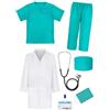 BweStilm Dottore Costume, Dottore Costume Bambini 7PC Carnevale Costume Medico Camice E Accessori Medico Infermiera Costumi Costumi Costumi di Carnevale Per Ragazzi Ragazzi Ragazze 5