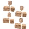 SUPVOX 8 Mini Balle di Fieno in Legno per Casa delle Bambole Decorazione Autunnale Rustica Design Realistico per Artigianato e Allestimenti Fattoria