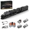 AMOC Technique Dynamic 1/40 Union Pacific 4014 Big Boy Treno, MOC-89126, Blocchi da costruzione per treni autorizzati personalizzati con scatola personalizzata e adesivi (3200 pezzi+)