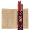 MOLUCKFU Set Bastoncini Divinazione Cinesi in Legno con Secchio e Libro, Oggetti di Scena per Giochi di Predizione della Fortuna, per Riunioni Familiari e Templi, Stile Tradizionale Cinese
