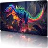 Sepmat MTG - Tappetino da gioco con carte magiche, gioco di carte TCG e CCG, con custodia inclusa, dimensioni 61 x 35 cm (senza zone, dinosauro 2)