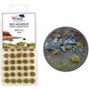 WWS War World Scenics War World Scenics 100 x Ciuffi di Erba Statica Autoadesivi - Secca, 4mm - Modellismo Statico Ferroviario Wargame Erbetta Sintetica Diorama Spedizione Tracciata