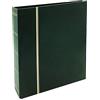 SAFE 116 Album Francobolli in Similpelle Verde - Raccoglitore 4 Anelli (80-80-80 mm) - 270×315×68 mm - Copertina Rigida con Dorature - per Collezione Filatelica