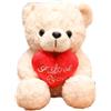 KUKUShining Orsetto Peluche, Simpatico Cartone Animato Orsacchiotti Orsi Bambola Morbidi for Compagno Decorazioni(White B,16cm/6.3in)