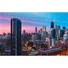LHJOYSP puzzle economici puzzle 1000 pezzi Chicago tramonto della città 75x50cm