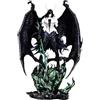 Zhongkaihua Grande personaggio anime Black Wing Ulquiorra - 30 cm - Con accessorio Lancia - PVC e ABS - Figura completamente dipinta - Modello anime - Decorazione da tavola
