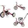 Petite&Mars Turbo 5-in-1 Triciclo Evolutivo - Bici Bimbo Multifunzione Regolabile, 1,5 a 5 Anni (Rosa Polvere)