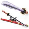 Tarcury Kit per la Costruzione della Spada Anime Sandai Kitetsu, Katana da 99cm con Fodero e Supporto, Ideale per Cosplay, 790 Pezzi - Adatto per Bambini e Adulti