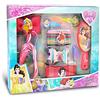 Nada Home Accessori per Capelli Disney Principesse Kit 18 pz Spazzola Fermagli 2705