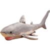 KUKUShining Peluche A Forma Di Squalo, Morbido Coccoloso Cuscino Da Lancio Con Simulazione Di Creature Marine Modello Di Squalo Giocattolo Di Peluche(140cm/55.1in)