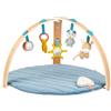 Nattou Playmat with Wooden Arch, 82 cm, Petrol Blue