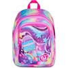 SJ GANG STYLE JAM GANG Zaino Scuola Advanced SOFT POUCH GIRL, Multicolore, 29L, Doppio Scomparto, Applicazione zainetto 3D su tasca frontale, Tasca laterale portaborraccia, Scuola elementare, Bambina
