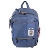 Aeronautica Militare dielle manifatture srl Aeronautica Militare Linea Frecce Zaino PortaPC in Tessuto Tecnico gommato Blue AM-344 31x45x18 cm