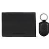 Emporio Armani Pelle, Set portafoglio/portachiavi Y4R222Y068E NERO