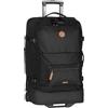 Cabaïa carrello zaino Soft Suitcase 2 Wheels Essentials Trolley 75L Berlin nero
