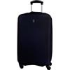 BERTOO Coprivaligia elastico XL XXL Nero Protezione per bagagli da viaggio con chiusura a cerniera 85% poliestere 15% spandex per 71-75 cm di altezza