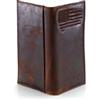 Ariat Men's Brown USA Flag Rodeo Style Leather Wallet