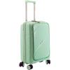 NPLE Bagaglio a Mano S 55x40x20 cm Verde con Porta PC, Trolley Rigido in Polipropilene con 4 Ruote Doppie, Zip Antifurto e Blocco a 3 Combinazioni, Compatibile Ryanair EasyJet ITA