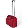 Valigeria.shop Valigia Pilotina OR&MY Piccola Pilota Business in Poliestere 42x22x36, 30 Litri 2 ruote, Bagaglio a Mano con tasca Pc Valigetta da Cabina Compatibile Ryanair EasyJet Mod.214-0 (Bordo)