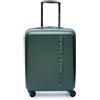 A.G. Spalding & Bros. A.G.Spalding&Bros. Valigia Trolley Uomo Sintetico Verde, 4 Ruote, Manico Estraibile, Chiusura con Cerniera