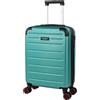 JASLEN - Bagaglio A Mano Rigido Leggero Bagaglio A Mano 55X40X20 con 4 Ruote Silenziose Trolley Cabina Viaggio Aereo Ergonomico Durevole. Compatibile Ryanair, Menta